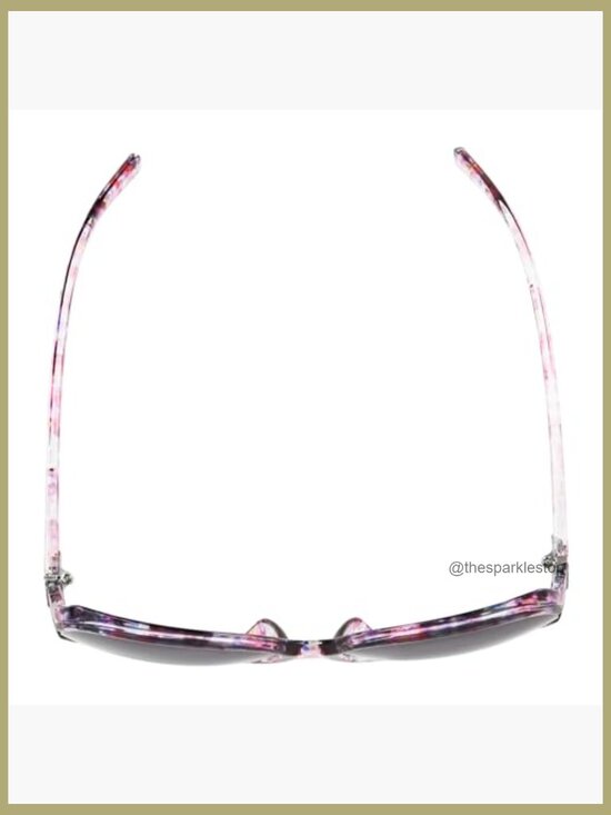 Square Sunglasses with 100% UVA-UVB Protection, Recycled Plastic Frames
